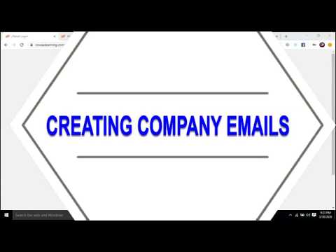 how to setup company email | How to create personal or business emails