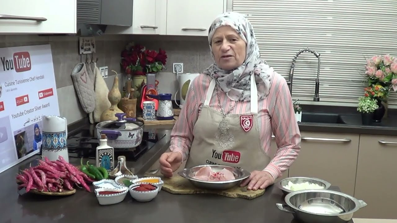 Ragout d'haricot au poulet Market loubia bel djej  مرقة لوبيا بالدّجاج