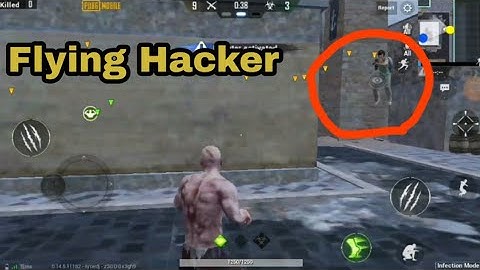 FLYING HACKER IN MY TEAM INFECTION MODE PUBG MOBILE Hacker