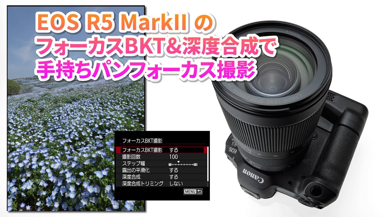 EOS R5 Mark II Handheld Focus Stacking - YouTube