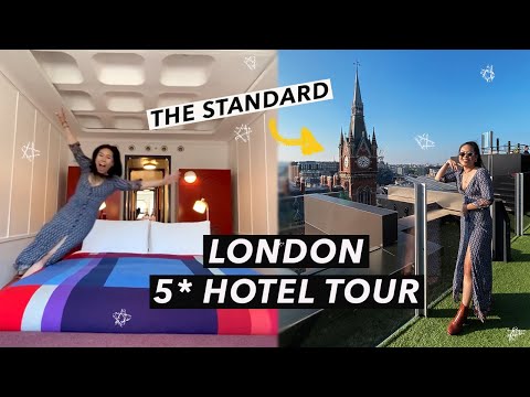 London 5 Star Hotel Room Tour + New Rooftop Bar | The Standard, King’s Cross