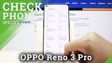 How to Check Phone Specification in OPPO Reno 3 Pro – Phone Info