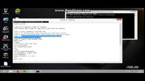 how to make a timer in notepad