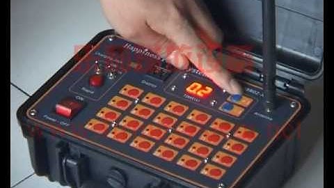 96 channel wireless fireworks firing system