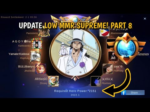 UPDATE LOW MMR AUTO SUPREME PART 8 | FAKE GPS MOBILE LEGENDS