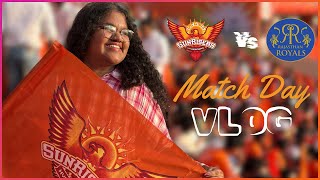 SRH VS RR Match day Vlog || last ball thriller 🔥