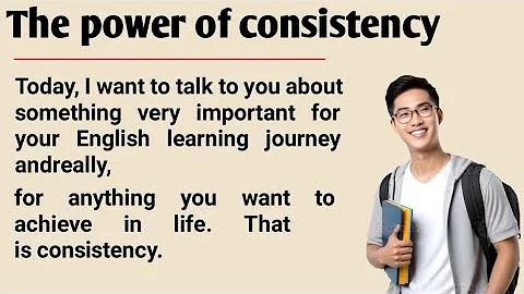 Be Consistent, Change Your Life || Improve Your English Fluency ✅ || English Listening Practice ✅