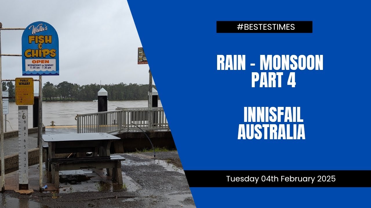 Monsoon Rain (Part 4) - Innisfail Australia (04th February 2025).