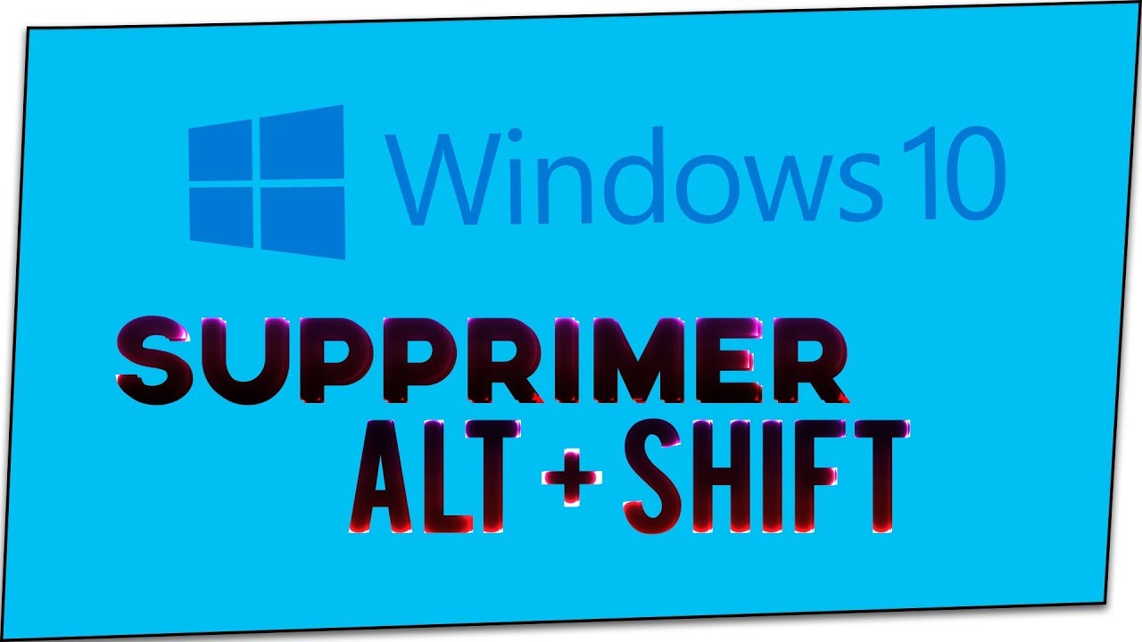 Windows shift alt