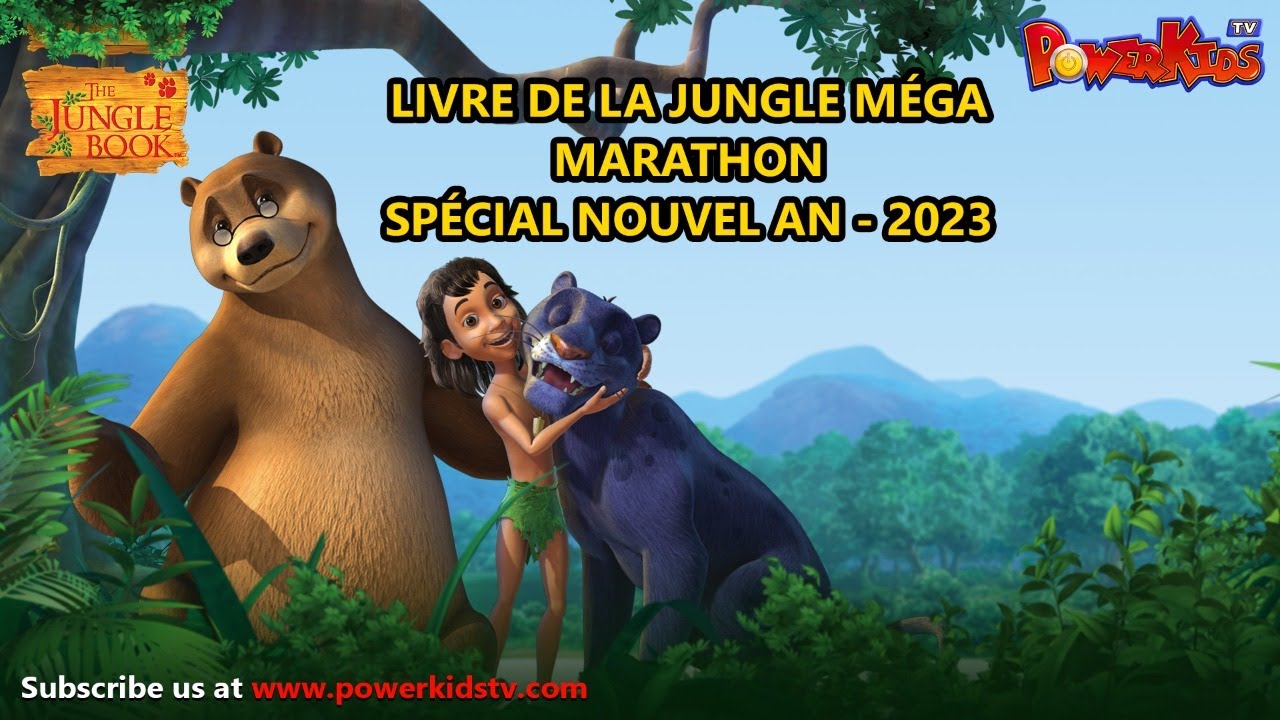 Le livre de la jungle  mga marathon spcial nouvel an  bonne anne 2023  powerkids franais