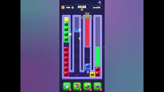 Sand blocks drop puzzle level 20 gameplay walkthrough solution