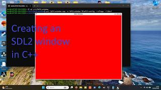 10 Tutorial 2 - Mile stone 2. C++ Tank game, Setting up SDL2 window.