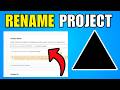 How To Rename Vercel Project (2026) (Best Method)