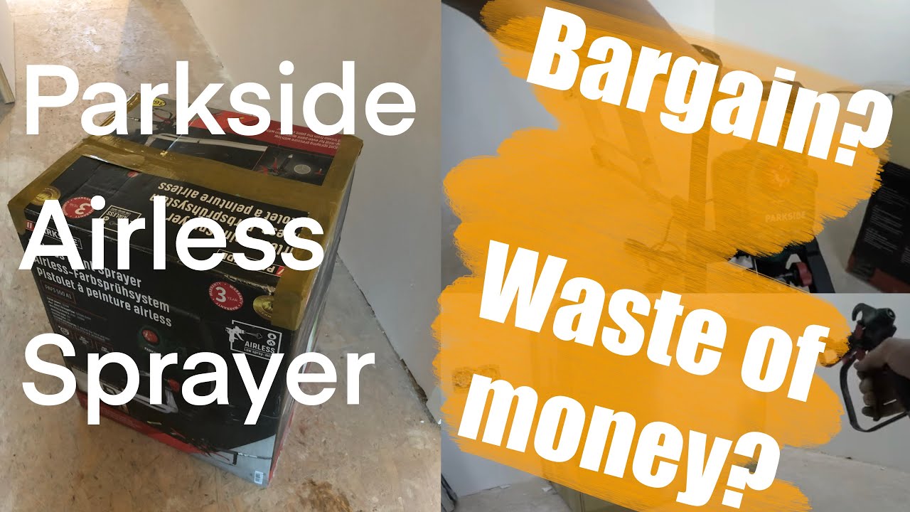 - Parkside A1 Review #35 Airless Sprayer 550 Gasloos PAFS YouTube