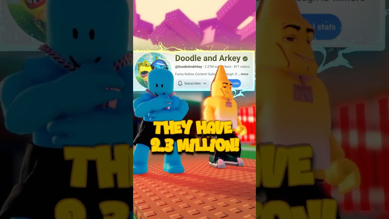 Can I Beat Doodle & Arkey in 7 Days? #roblox #robloxshorts