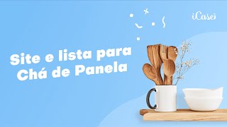 Site e Lista para chá de panela