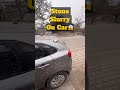 Stone Slurry On car 😱😠 | Clean Nhi ho rha hai ab #car #carwash #short #shorts