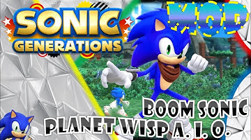 Sonic Generations (PC) - Planet Wisp All in One Remastered w/ Boom Sonic Mod Showcase [Motion Blur]