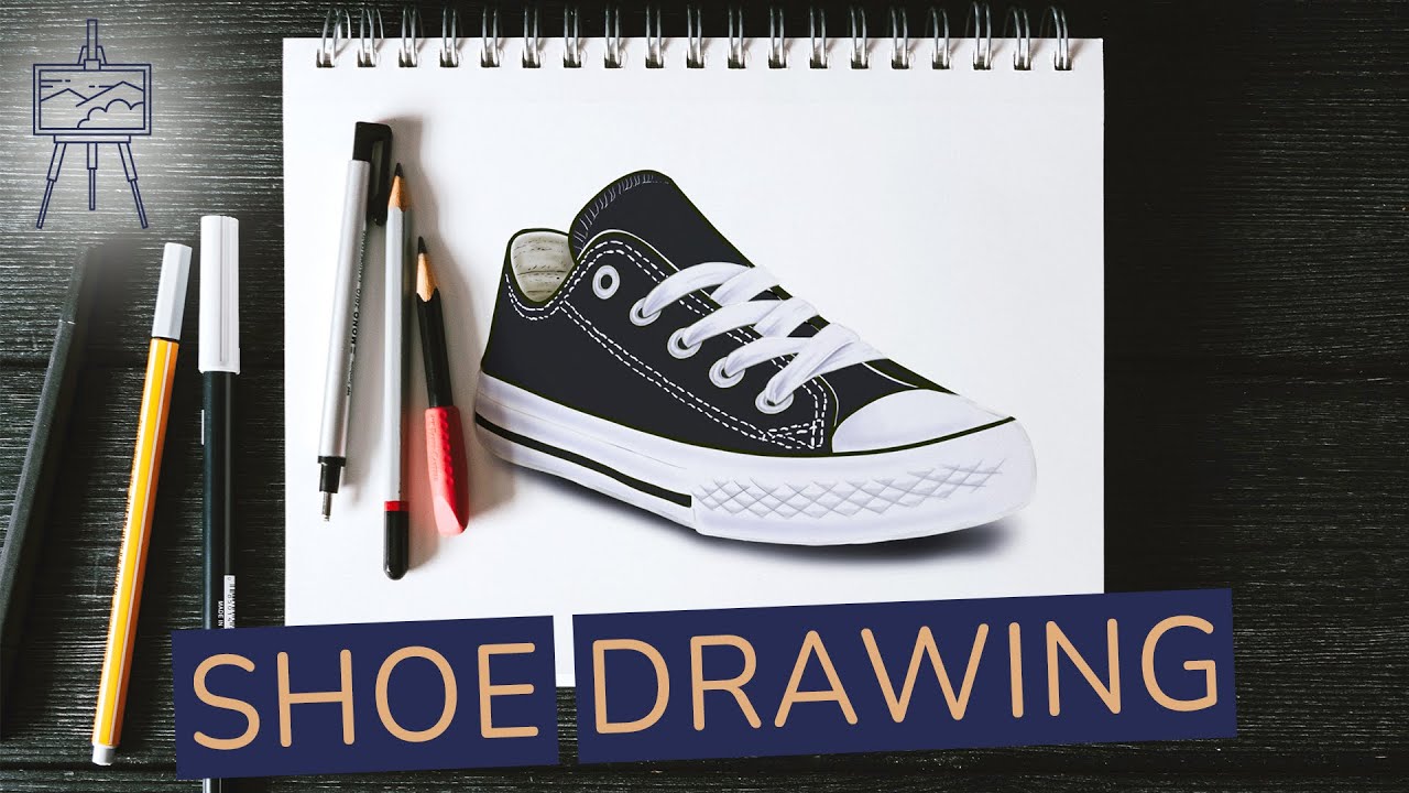 How to Draw a Shoe  Really Easy Drawing Tutorial
