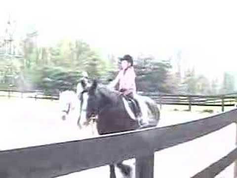 Mallory horseback riding 2004