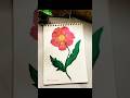 Acrylic painting 🎨🖌️ #shorts #youtubeshorts #shortsfeed #acrylicpainting #flowerart #painting
