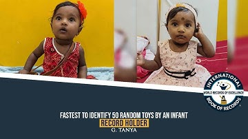 FASTEST TO IDENTIFY 50 RANDOM TOYS BY AN INFANT