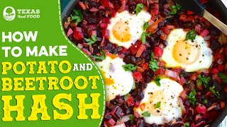 Potato and Beetroot Hash | Texas Red Flannel Hash Recipe