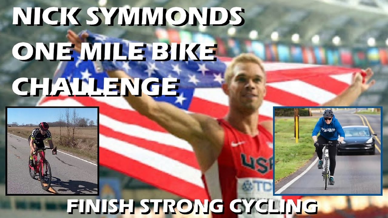 Nick Symmonds Bike Challenge YouTube