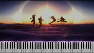 Sora Yori mo Tooi Basho OST - Kiesenai Kiyoku [Piano Tutorial + sheet]
