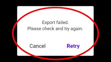 Vita App Fix Export failed Please check and try again Problem Solve