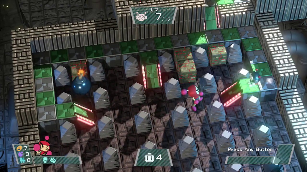 Super Bomberman R: Story Mode: Planet Technopolis 5-8