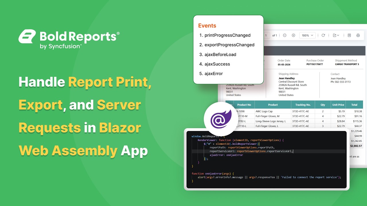 Handle Report Print, Export, and Server Requests in Blazor WebAssembly ...