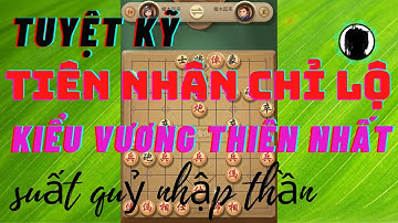 Tuyệt kỹ tiên nhân chỉ lộ kiểu Vương Thiên Nhất || bí kíp luyện cờ