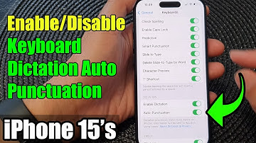 iPhone 15/15 Pro Max: How to Enable/Disable Keyboard Dictation Auto Punctuation