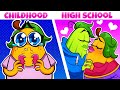 High school you VS Child you || funny situations