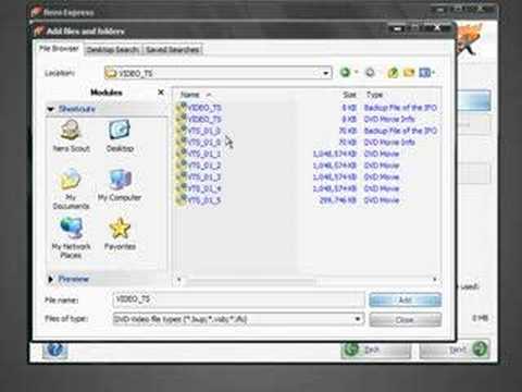 Burning Video_TS Files to a DVD