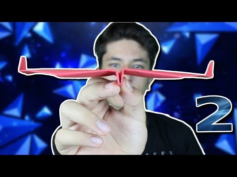 Havadayken Kanat Çırpan Kağıttan Uçak Nasıl Yapılır 2 ( Origami Yapımı )