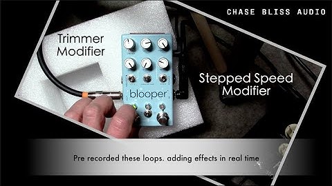 Chase Bliss Audio Blooper