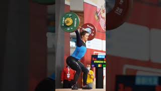 Nina Sterckx Junior World Champion Weightlifter Athlete #Shorts