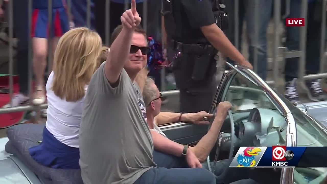 Watch the full KU Jayhawks Championship Parade