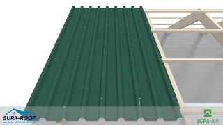 How to install SupaIBR roof covering