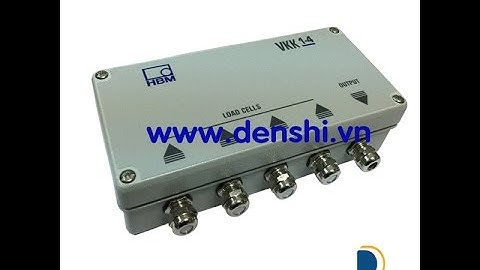 Hộp  nối tín hiệu loadcell VKK-1-4 HBM - Cân điện tử Denshivn
