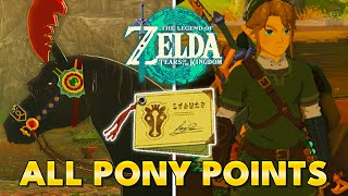 Zelda: Tears of the Kingdom - All Pony Points Rewards!