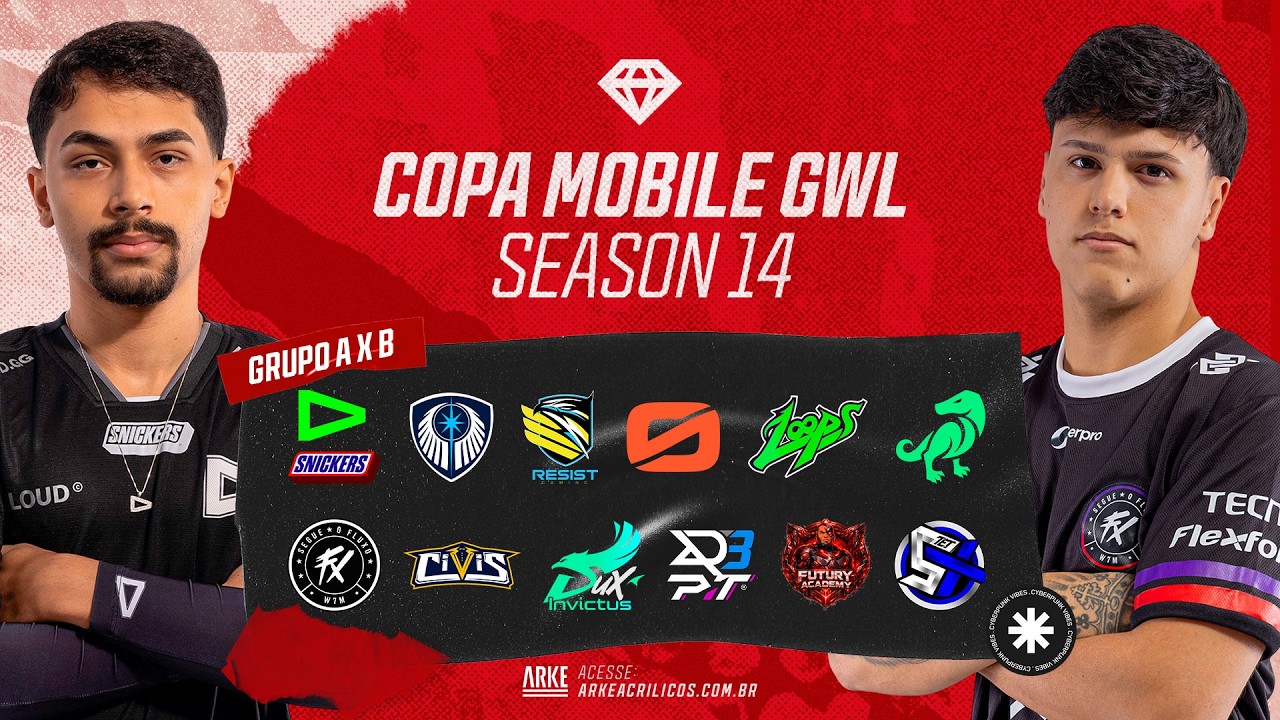 🔴 COPA MOBILE GWL - GRUPOS A x B #freefire