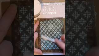 Embossing Paste! Like Frosting For Cards!  #stampingup #cardmaking #embossingpaste