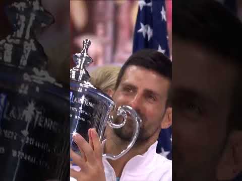 2️⃣4️⃣ Djokovic soulève à New York son 24e tournoi du Grand Chelem #shorts #usopen