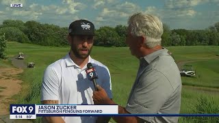 Jason Zucker at home in Champions for Children tournament I KMSP FOX 9