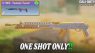 New "1 SHOT" SKS Gunsmith!! This SKS Loadout Are Taking Over COD Mobile in Season 4 (SECRET BUILD)