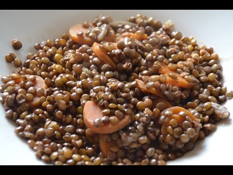 Recette Cookeo Pour Cuisiner Des Lentilles Vertes Du Berry Youtube