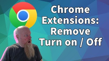 Remove Chrome extensions and toggle ON and OFF